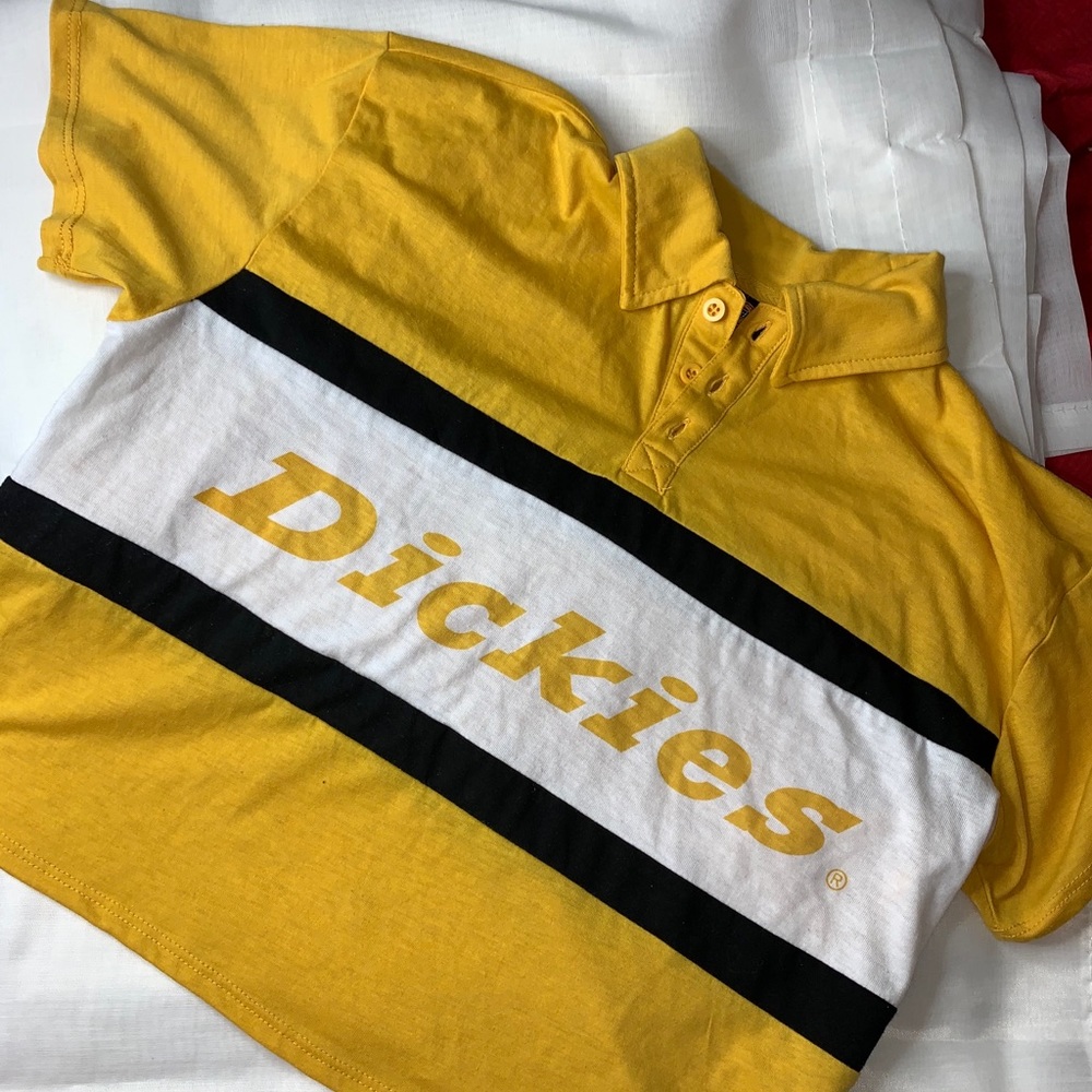 Size S cropped dickeys shirt